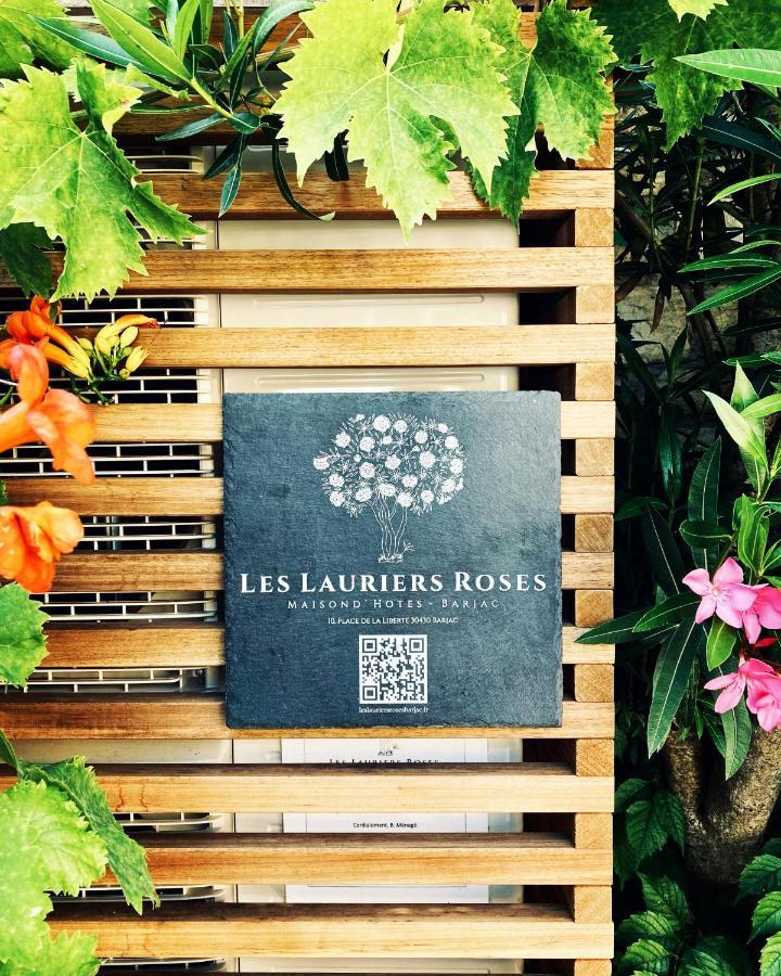 Les Lauriers Roses - Maison D'Hotes Barjac  Eksteriør bilde
